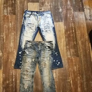 2 pair Men's Jeans 34x32